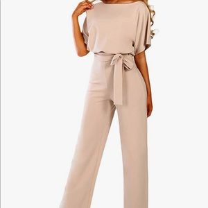 Apricot jumpsuit size large